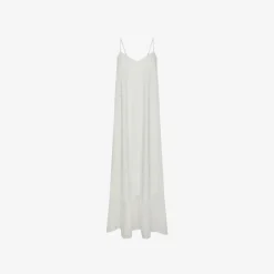 New Abito in cotone bianco panna Donna Abiti