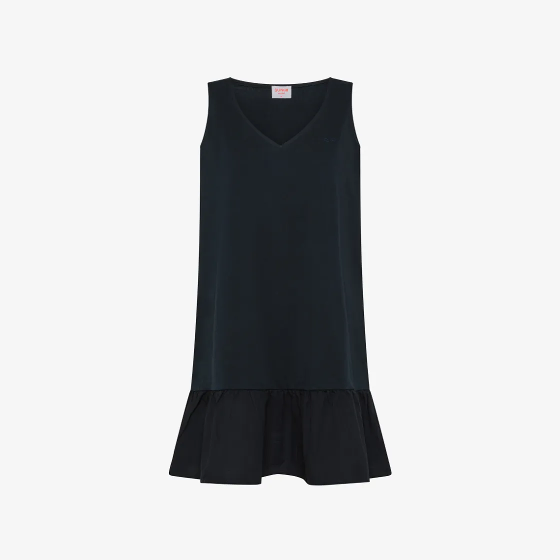New Abito in cotone blu navy Donna Abiti
