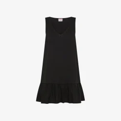 Clearance Abito in cotone nero Donna Abiti