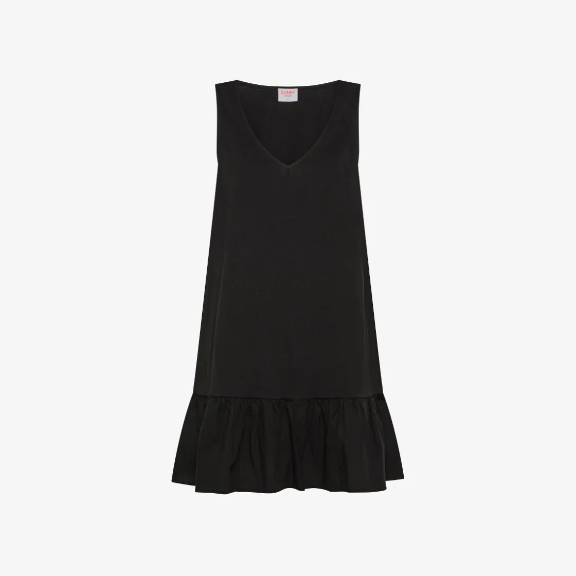 Clearance Abito in cotone nero Donna Abiti
