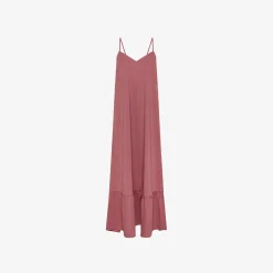Online Abito in cotone rosa scuro Donna Abiti