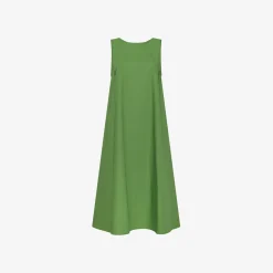 New Abito in cotone verde oliva Donna Abiti