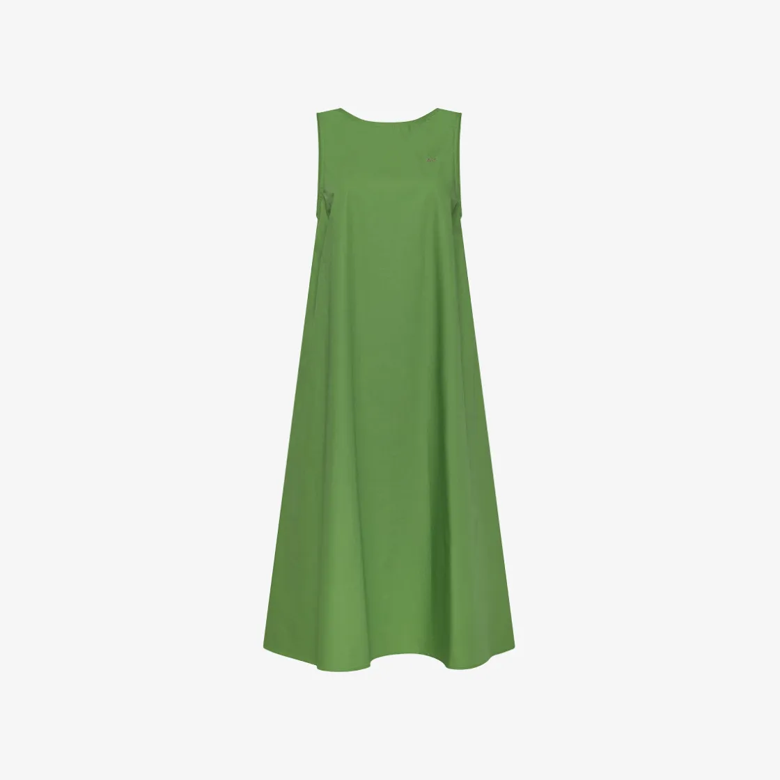 New Abito in cotone verde oliva Donna Abiti