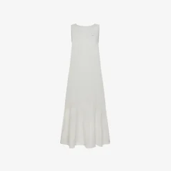 Clearance Abito in lino bianco Donna Abiti