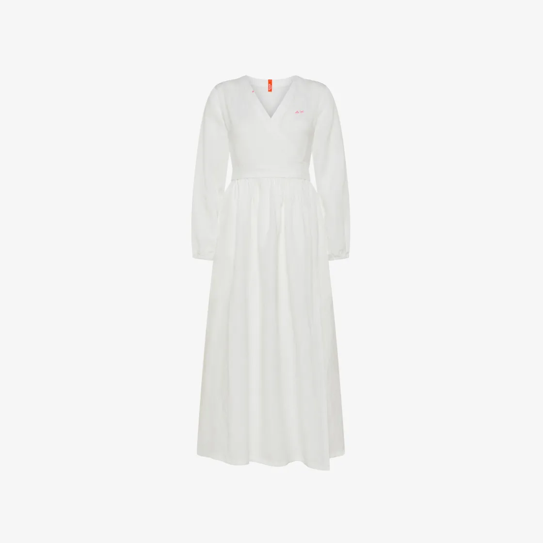Online Abito in lino bianco Donna Abiti|Beachwear Donna