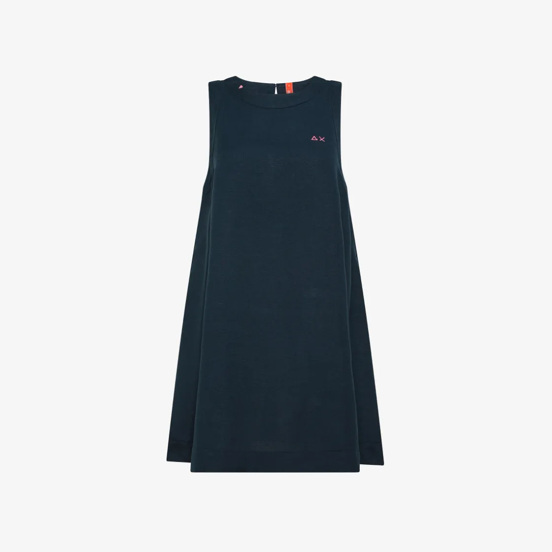 Clearance Abito in lino blu navy Donna Beachwear Donna