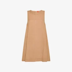 Best Abito in lino cammello Donna Abiti|Beachwear Donna