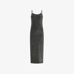 Clearance Abito in lurex nero Donna Beachwear Donna
