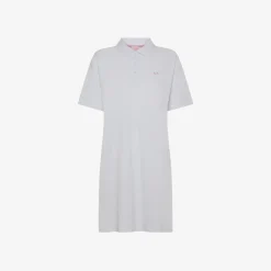 Clearance Abito in piquet di cotone bianco Donna Abiti