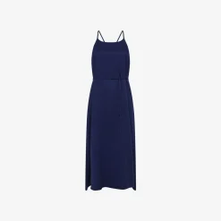 Sale Abito in twill di cotone blu navy Donna Abiti