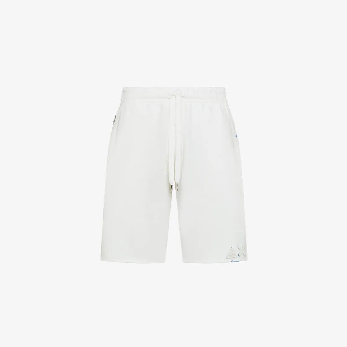 Outlet Bermuda bianco panna in felpa vintage Uomo Pantaloni