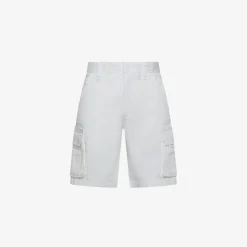 Best Bermuda cargo in cotone bianco panna Bambino Pantaloni