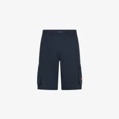 Clearance Bermuda cargo in cotone blu navy Uomo Pantaloni|Beachwear Uomo