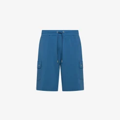 Discount Bermuda cargo in felpa avio scuro Uomo Pantaloni