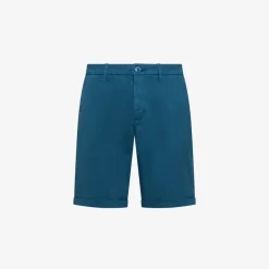 Sale Bermuda chino in cotone avio scuro Uomo Pantaloni