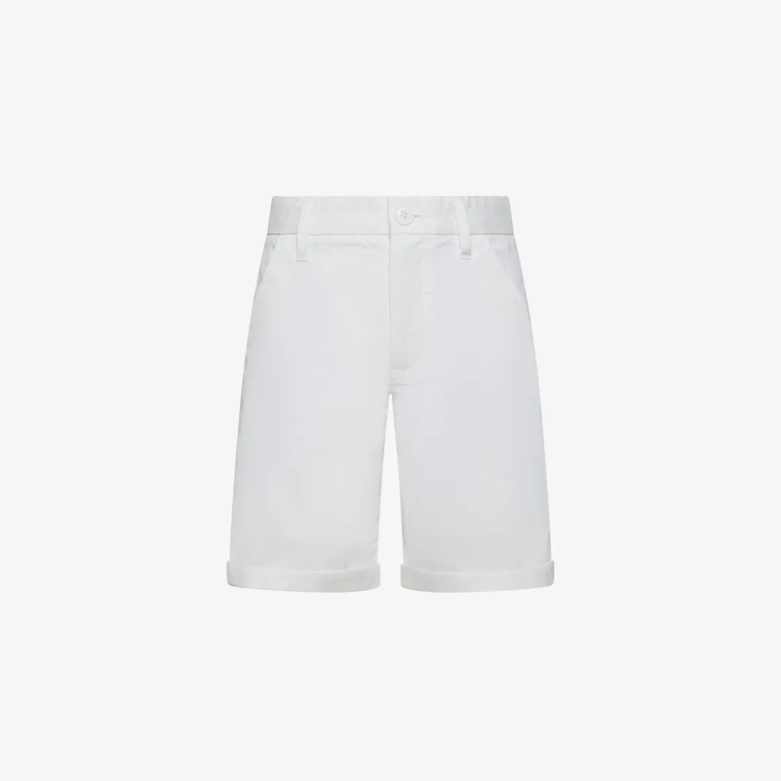 Hot Bermuda chino in cotone bianco panna Bambino Pantaloni
