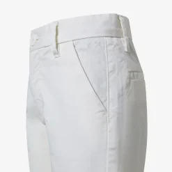 Hot Bermuda chino in cotone bianco panna Bambino Pantaloni