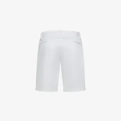 Hot Bermuda chino in cotone bianco panna Uomo Pantaloni