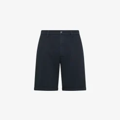 Online Bermuda chino in cotone blu navy Uomo Pantaloni