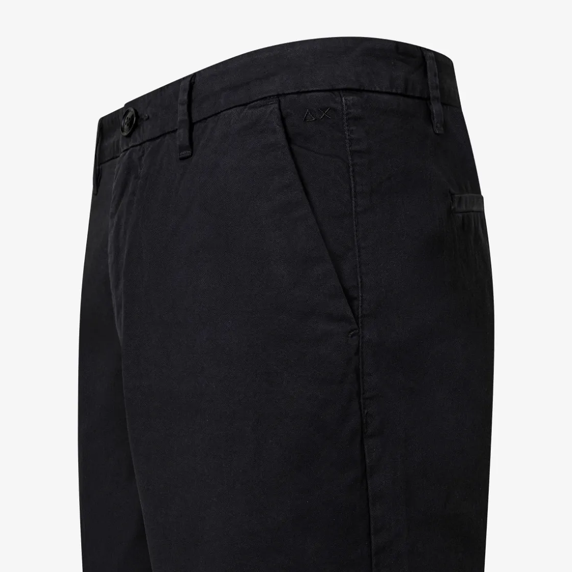 Outlet Bermuda chino in cotone nero Uomo Pantaloni