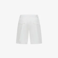 New Bermuda in cotone bianco panna Bambino Pantaloni