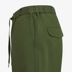 Clearance Bermuda in cotone verde scuro Uomo Pantaloni