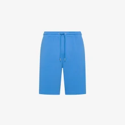 Discount Bermuda in felpa di cotone avio Uomo Felpe|Pantaloni