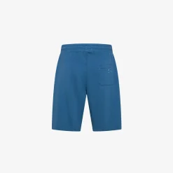 Sale Bermuda in felpa di cotone avio scuro Uomo Pantaloni|Felpe