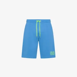 Outlet Bermuda in felpa di cotone avio Uomo Pantaloni