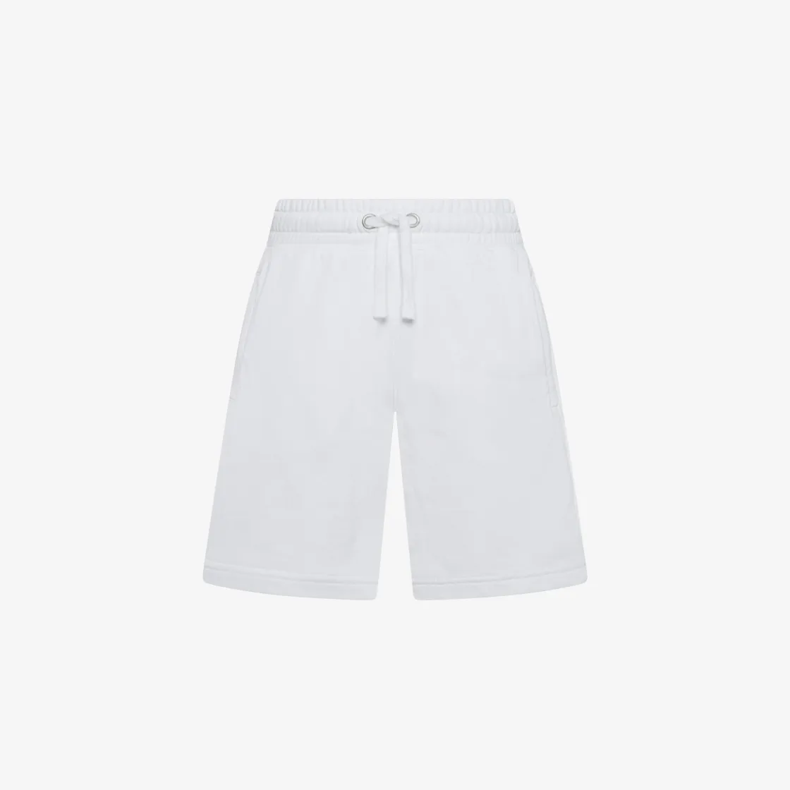 Clearance Bermuda in felpa di cotone bianco panna Bambino Pantaloni|Felpe