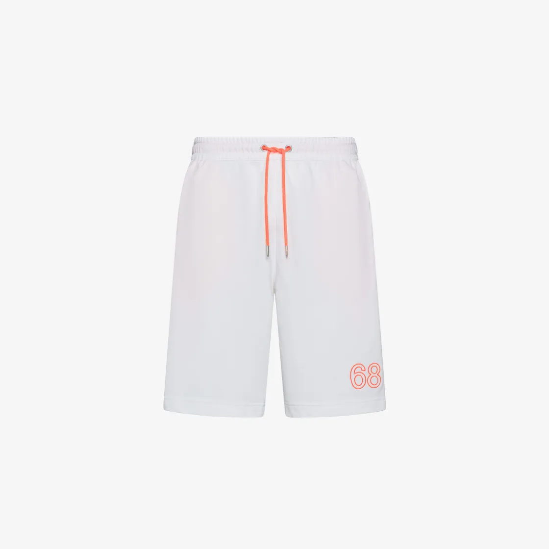 Best Bermuda in felpa di cotone bianco panna Uomo Pantaloni