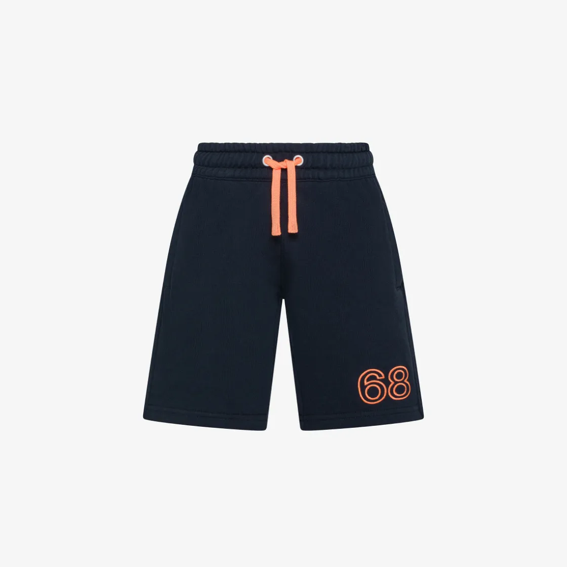 New Bermuda in felpa di cotone blu navy Bambino Pantaloni|Felpe
