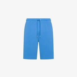 Best Bermuda in felpa di cotone blu navy Uomo Pantaloni