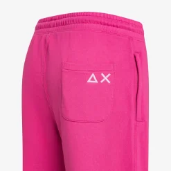 Clearance Bermuda in felpa di cotone fucsia Uomo Pantaloni|Felpe