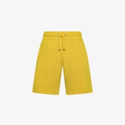 Hot Bermuda in felpa di cotone giallo Bambino Pantaloni|Felpe