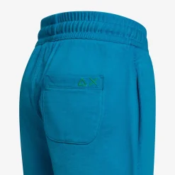 Sale Bermuda in felpa di cotone ottanio chiaro Bambino Pantaloni|Felpe