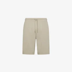 Clearance Bermuda in felpa di cotone stone Uomo Pantaloni|Felpe