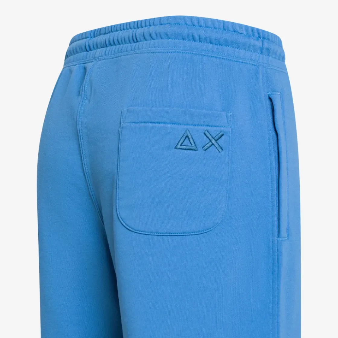 Clearance Bermuda in felpa di cotone verde scuro Uomo Pantaloni|Felpe