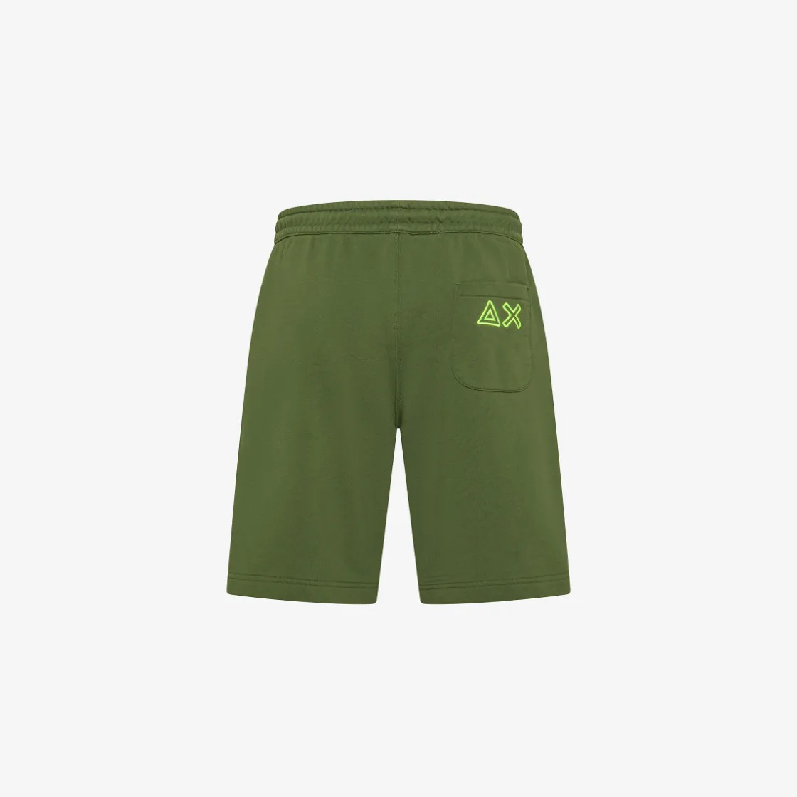 Best Bermuda in felpa di cotone verde scuro Uomo Pantaloni