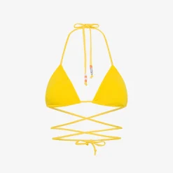 Fashion Bikini in ciniglia gialla Donna Costumi Donna