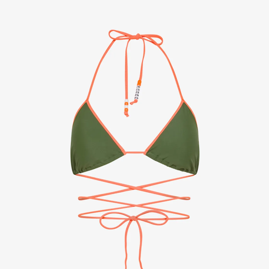Outlet Bikini in nylon verde scuro Donna Costumi Donna