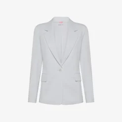 Best Blazer in felpa di cotone bianco Donna Felpe|Giacche