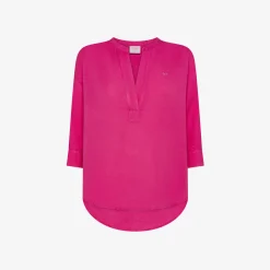 Best Blusa in lino fucsia Donna Camicie