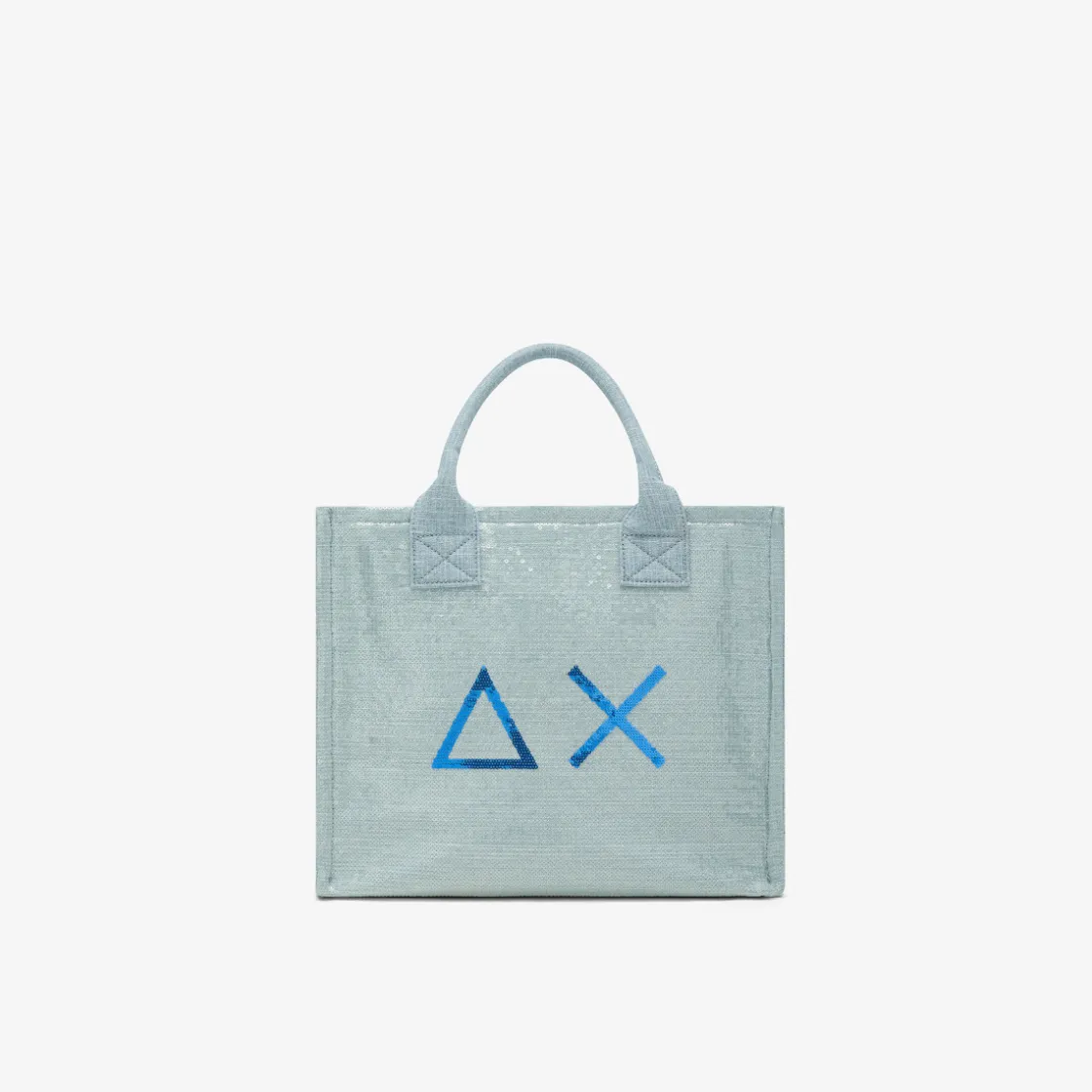 Sale Borsa in denim con paillettes avio Donna Borse|Accessori Donna