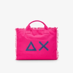 Best Borsa mare in canvas di cotone fucsia Donna Accessori Donna|Borse