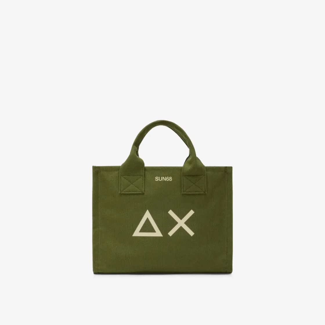 Sale Borsa mare in canvas di cotone a pois avio scuro e bianco Donna Borse|Accessori Donna