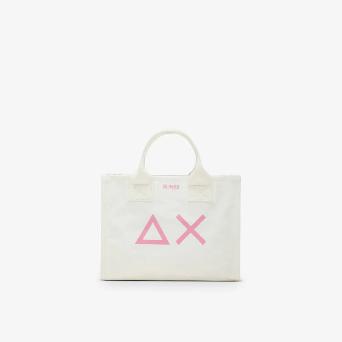 Outlet Borsa mare in canvas di cotone bianco Donna Borse|Accessori Donna