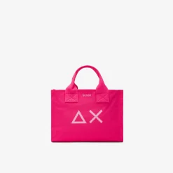New Borsa mare in canvas di cotone fucsia Donna Borse|Accessori Donna