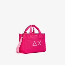New Borsa mare in canvas di cotone fucsia Donna Borse|Accessori Donna