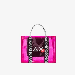 New Borsa mare in PVC fucsia Donna Borse|Accessori Donna